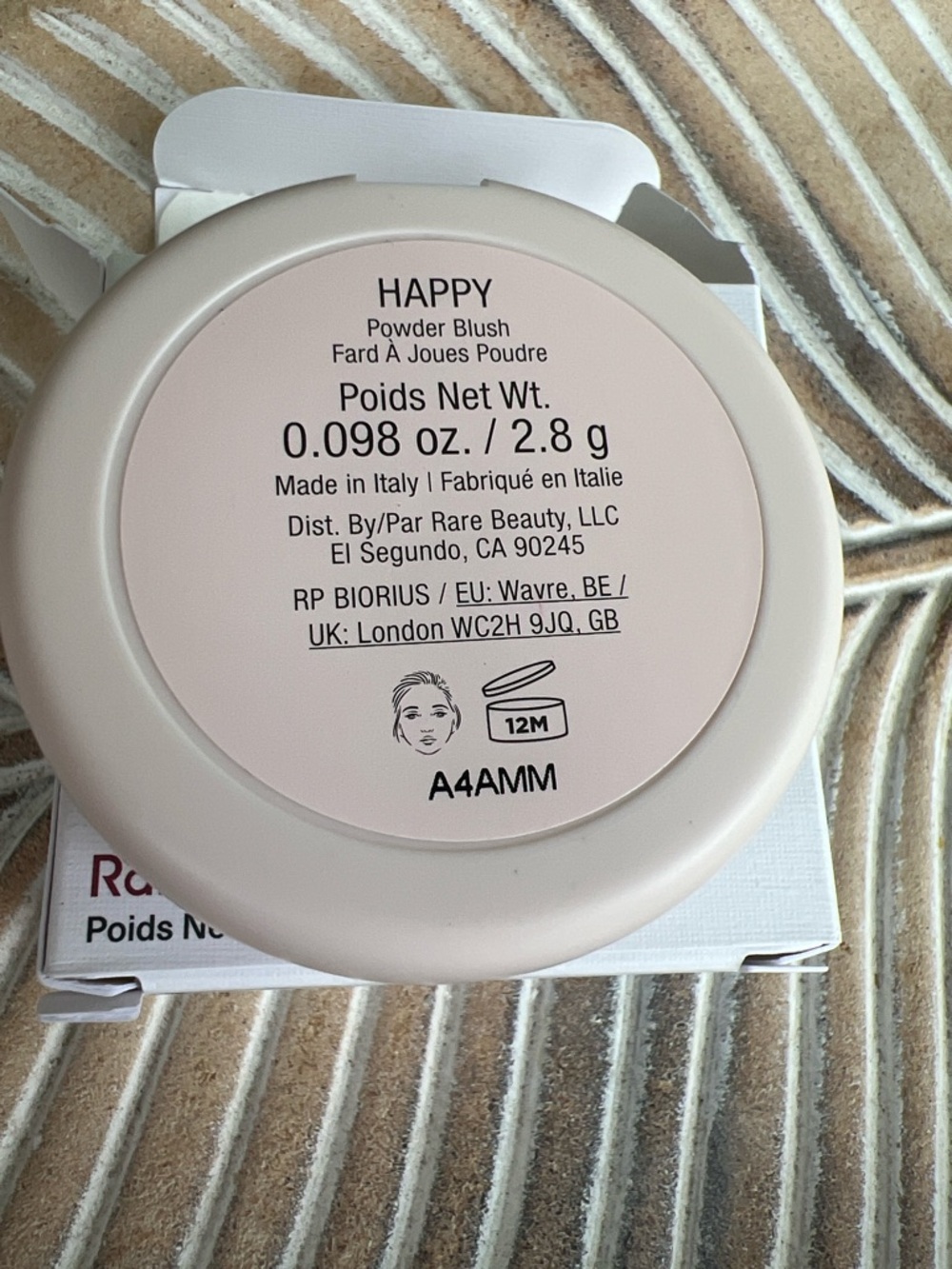 Rare Beauty Soft Pinch Luminous Powder Blush - shade Happy Brand New in Box - Picture 8 of 8
